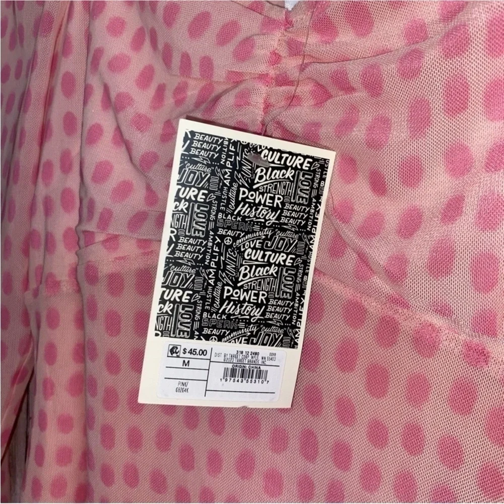 NWT House of Aama A-line Midi Polka Dot Dress For Target - Picture 7 of 7